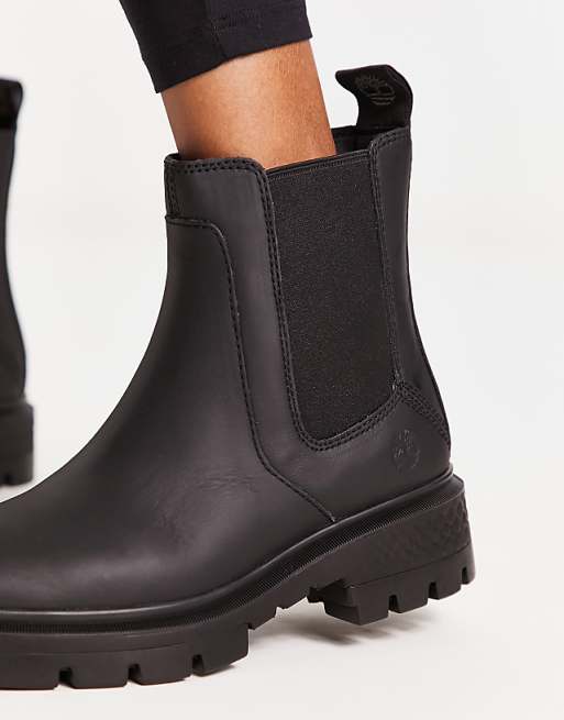 Timberland Cortina Valley chelsea boots in black | ASOS