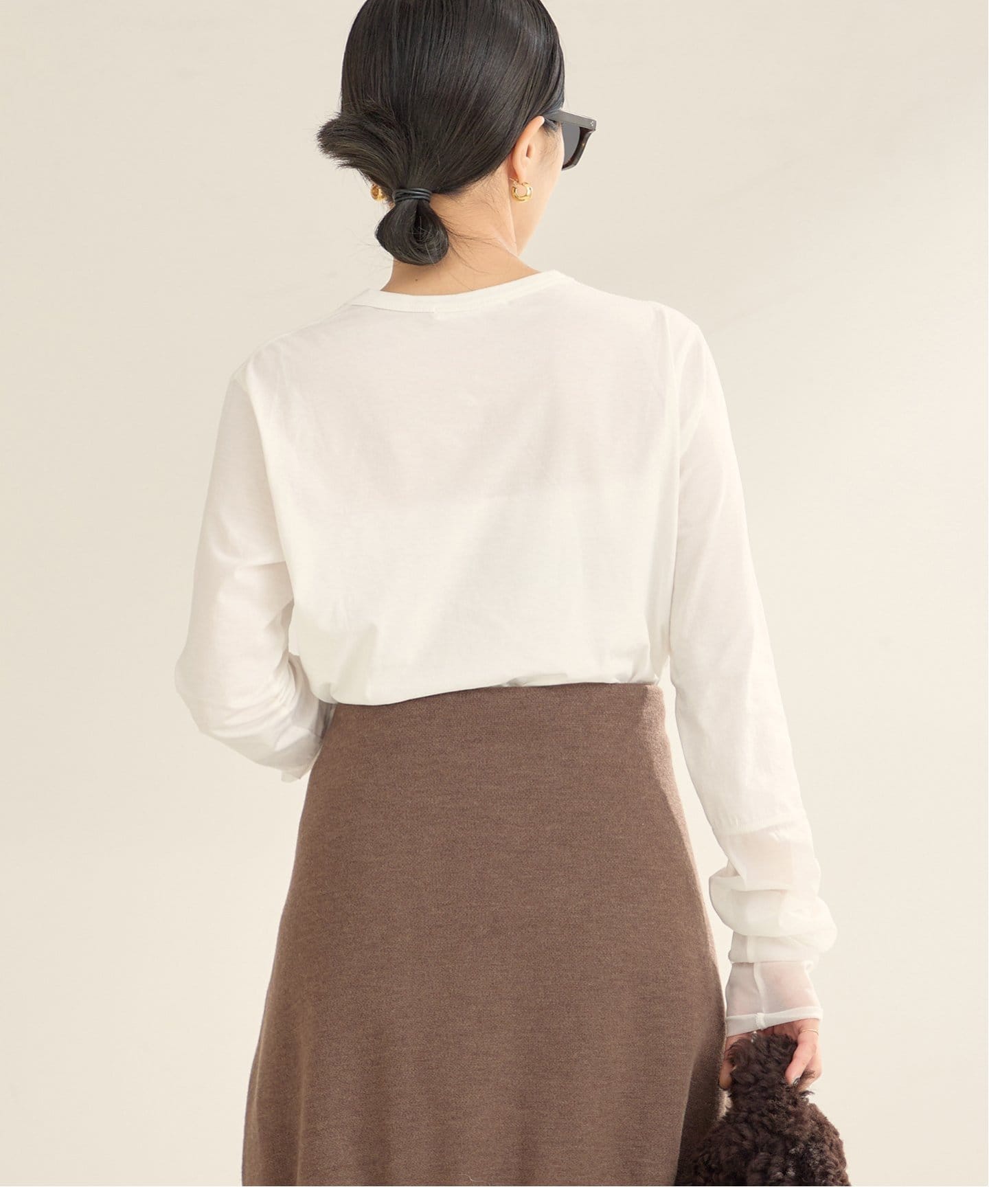 追加》R'IAM Sheer Cuff プルオーバー（Tシャツ／カットソー）｜Plage