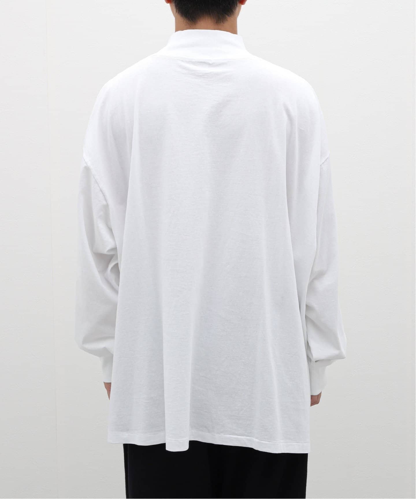 COMOLI / コモリ】コットンジャージ モックネックプルオーバー（T