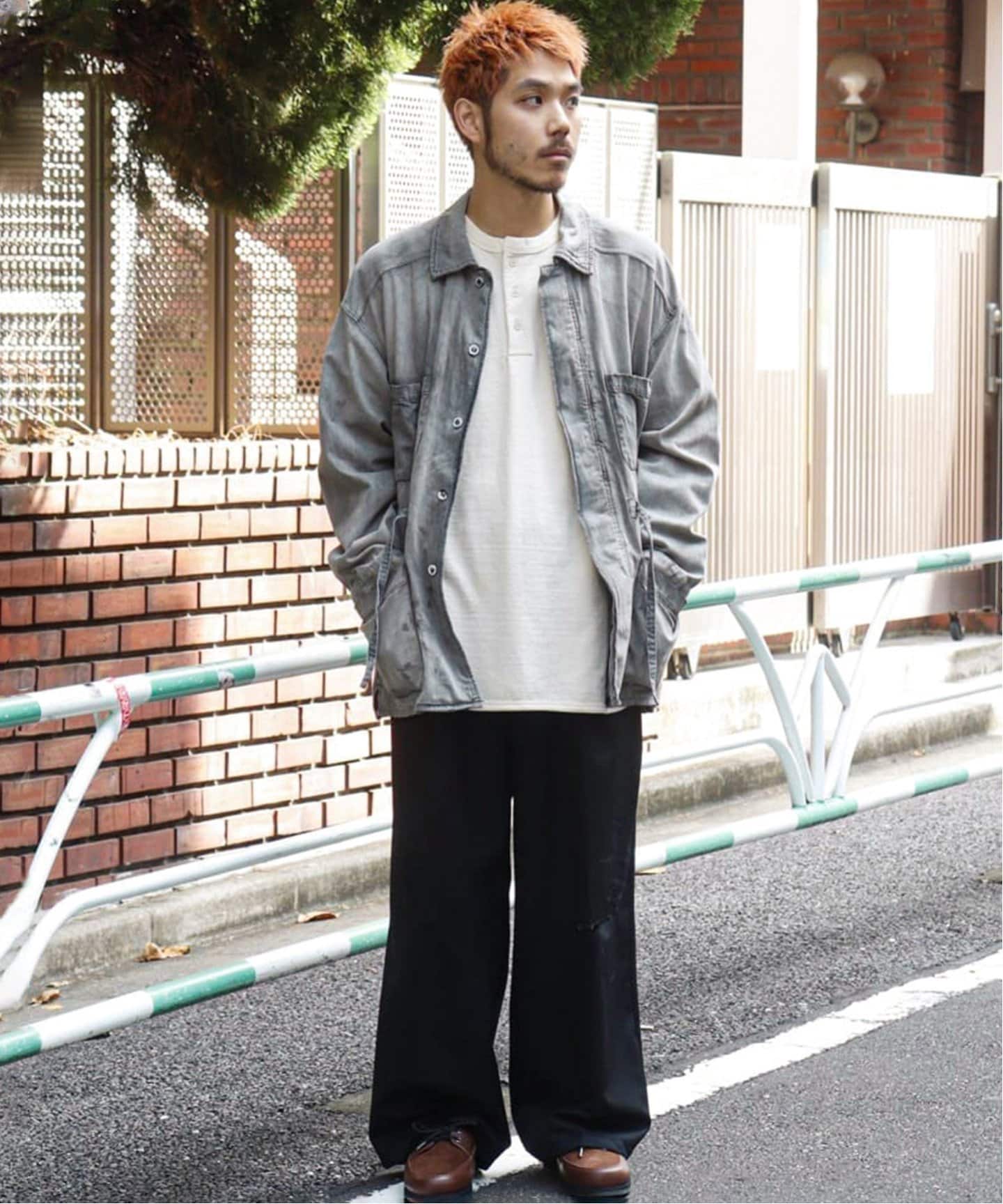 ANCELLM / アンセルム】AGING DENIM SHIRT JACKET（デニムジャケット