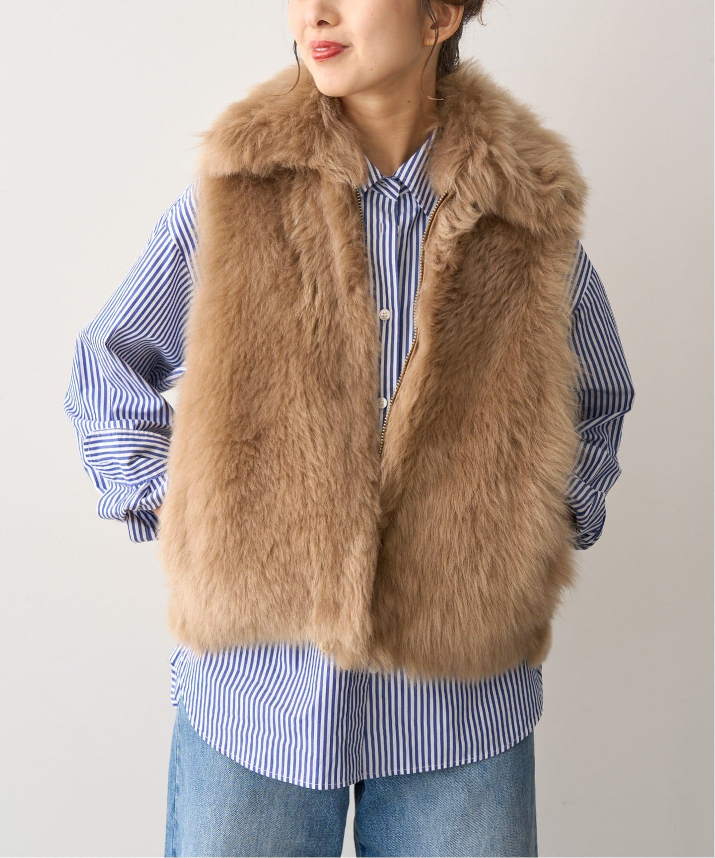 CINQUANTA / チンクアンタ FUR ZIP VEST P-960（ベスト）｜Spick and