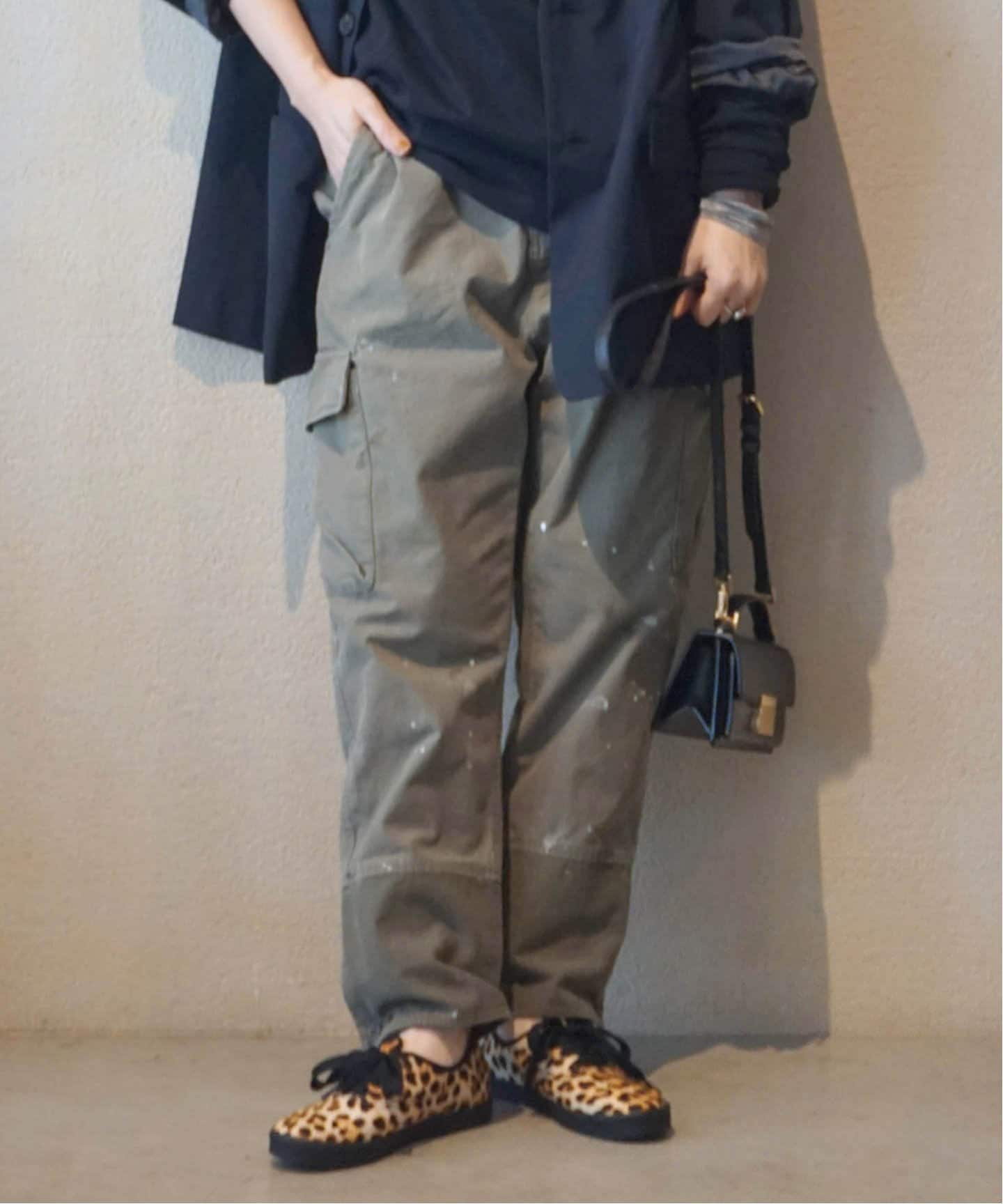 バックサテン ミリタリーパンツ（カーゴパンツ）｜journal standard