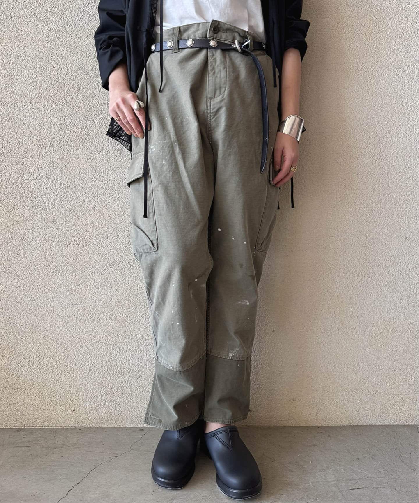 バックサテン ミリタリーパンツ（カーゴパンツ）｜journal standard