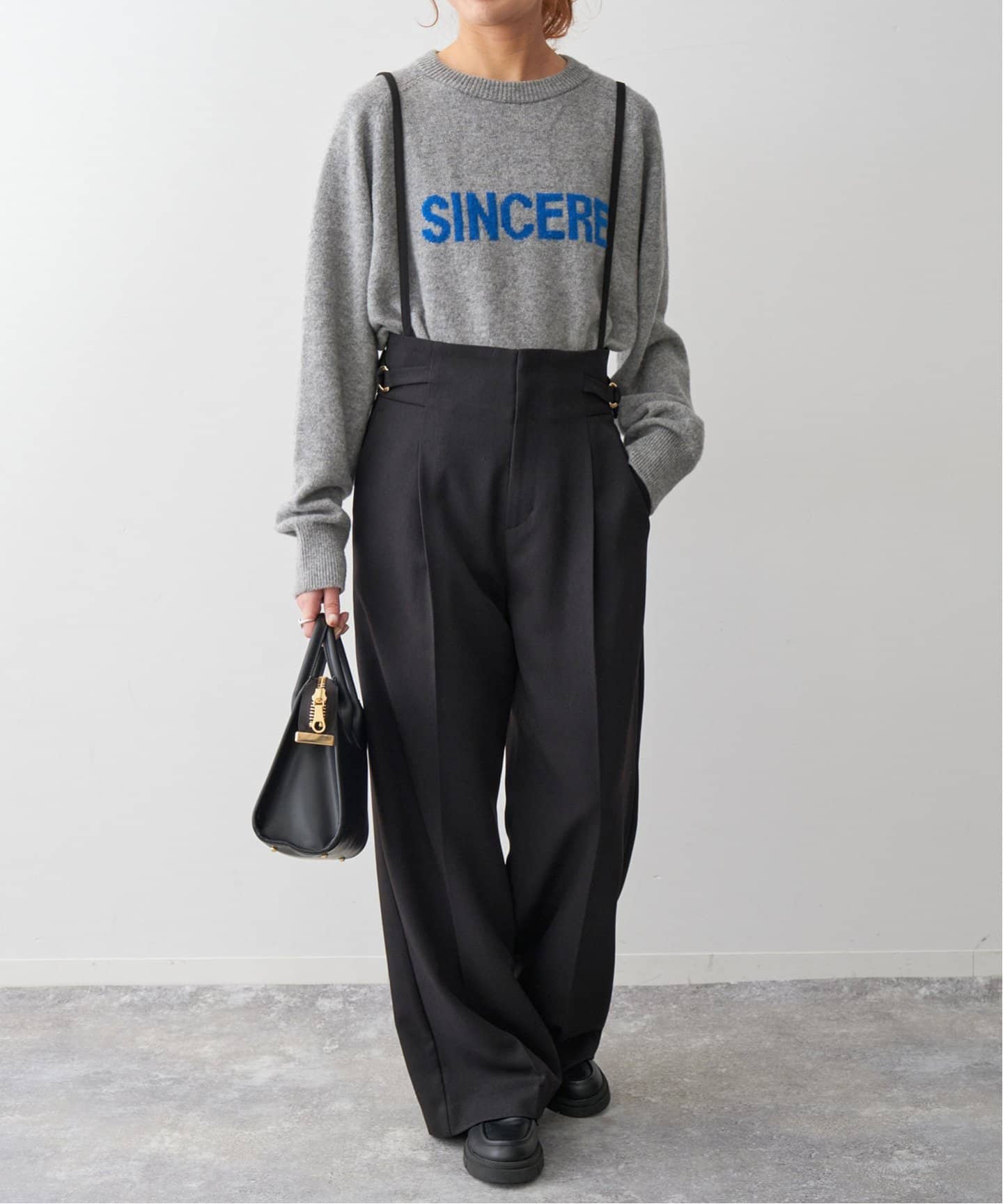 ミドルハイサスペンダー付きパンツ（スラックス）｜Spick and Span