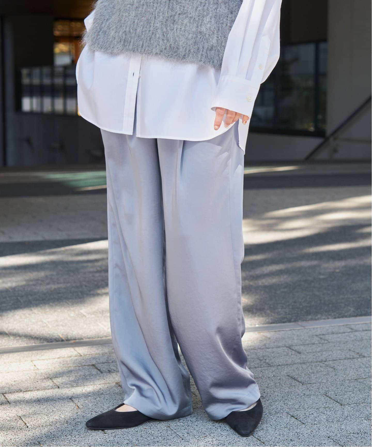 シルキーサテンイージーパンツ（その他パンツ）｜Spick and Span