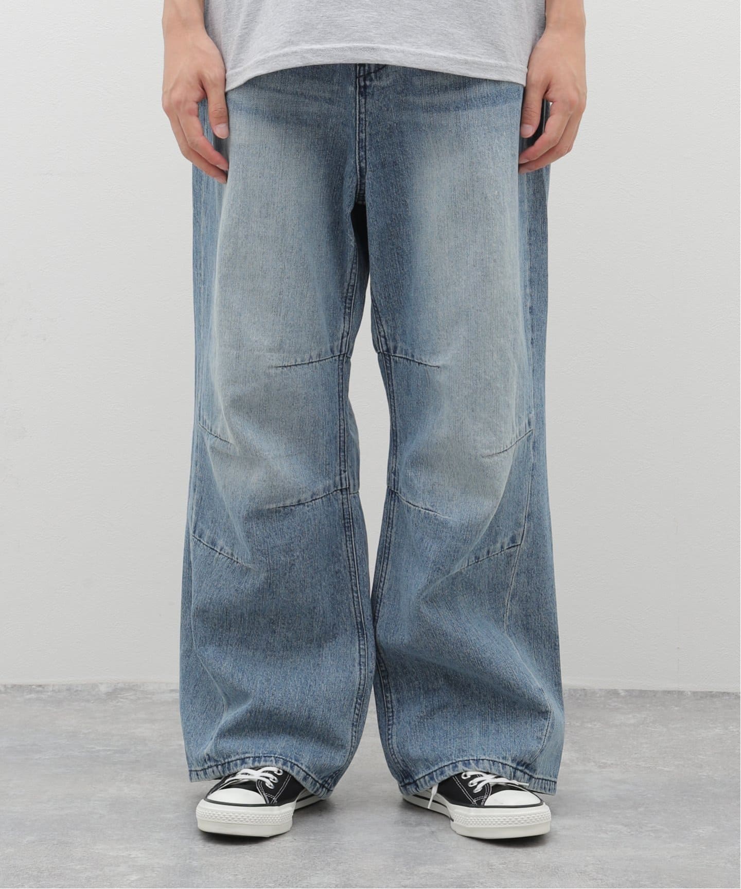 999HUMANITY / 999ヒューマニティ】AV PLEATS DENIM PANTS（デニム