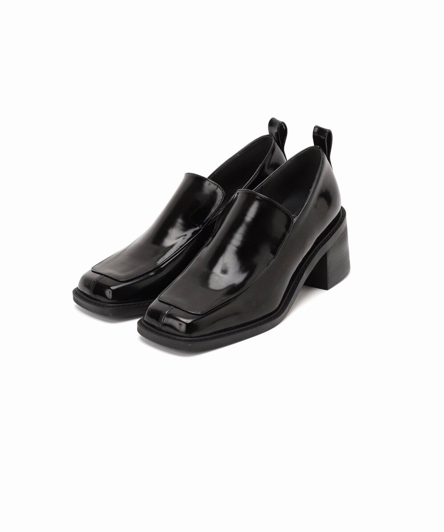 TAEKO HIGASHIHARA×LE TALON 5.5cmワイドスクエアヒールローファー