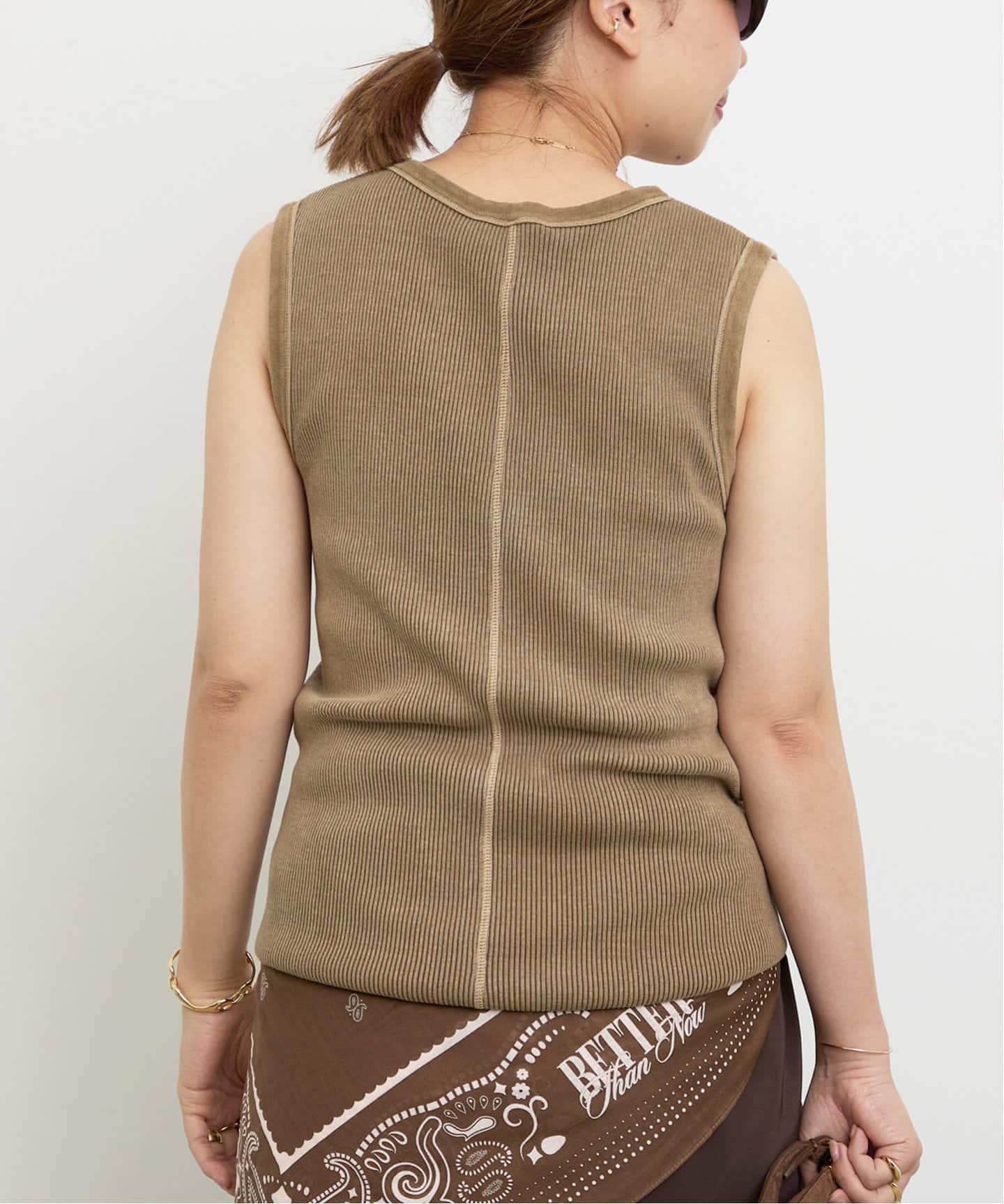 Vintage ノースリーブ Tシャツ（Tシャツ／カットソー）｜Deuxieme