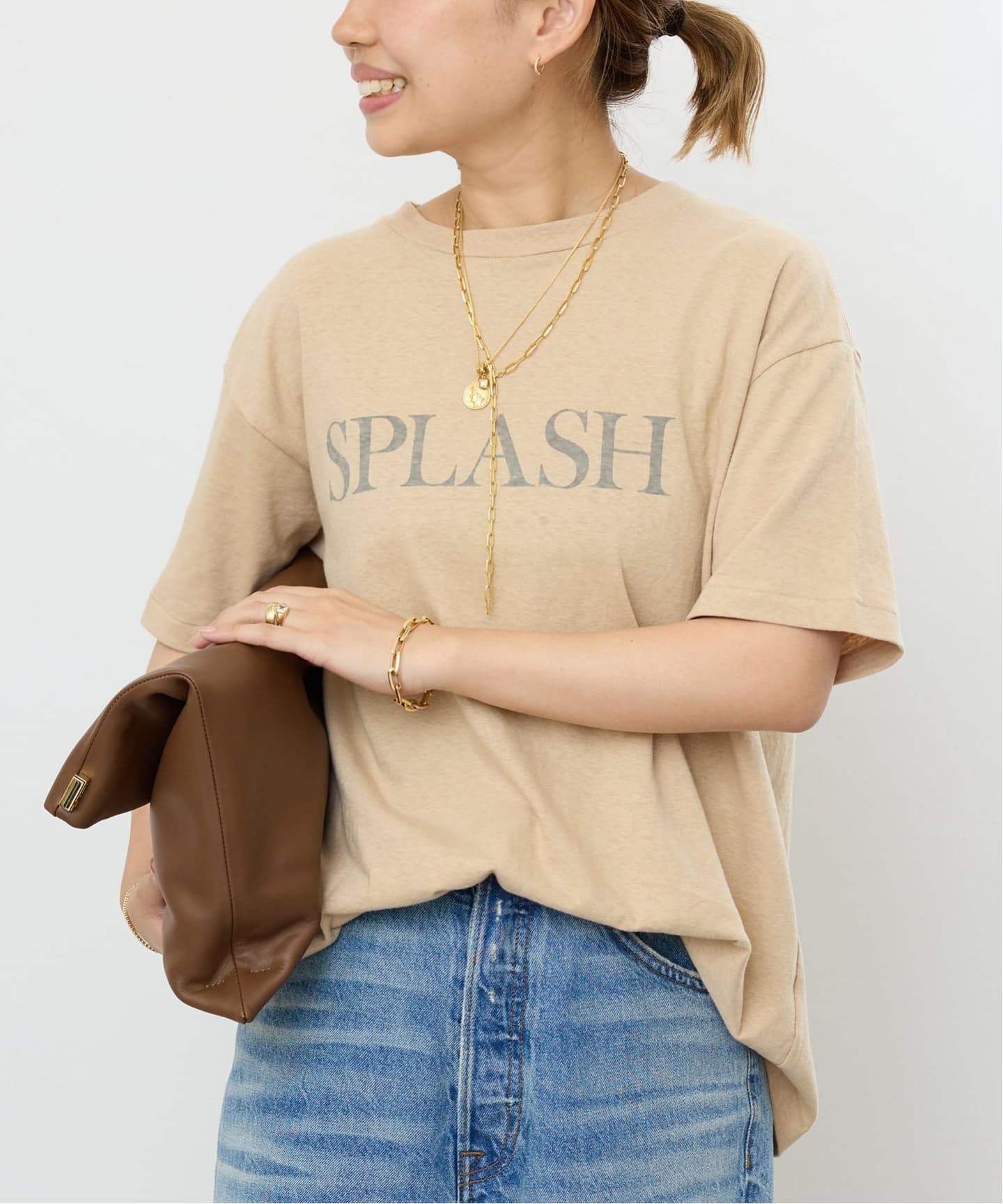 AMERICANA/アメリカーナ】 LOGO TEE（Tシャツ／カットソー）｜Deuxieme
