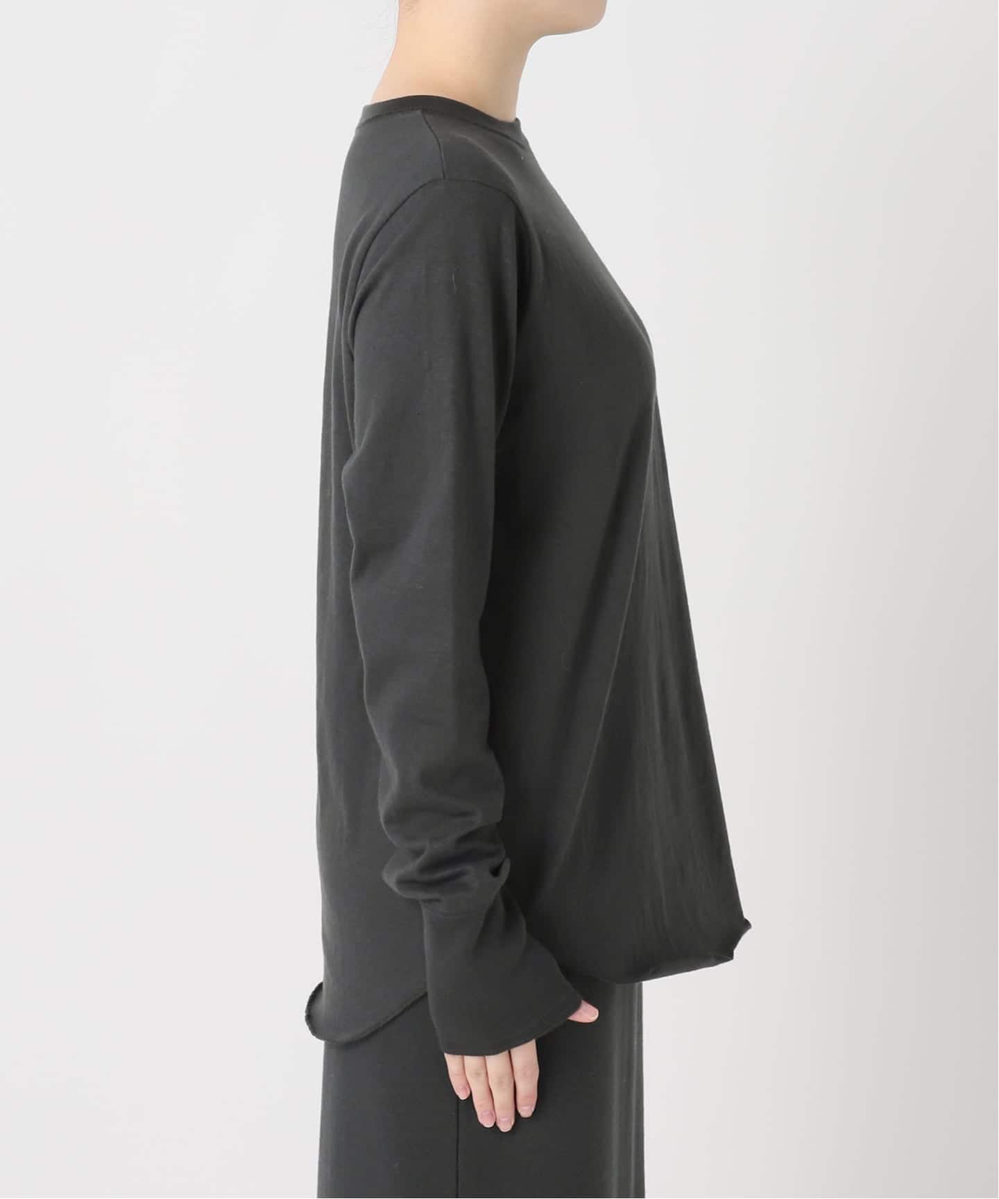 AMERICANA/アメリカーナ】 CREWNECK LONG SLEEVE TEE（Tシャツ
