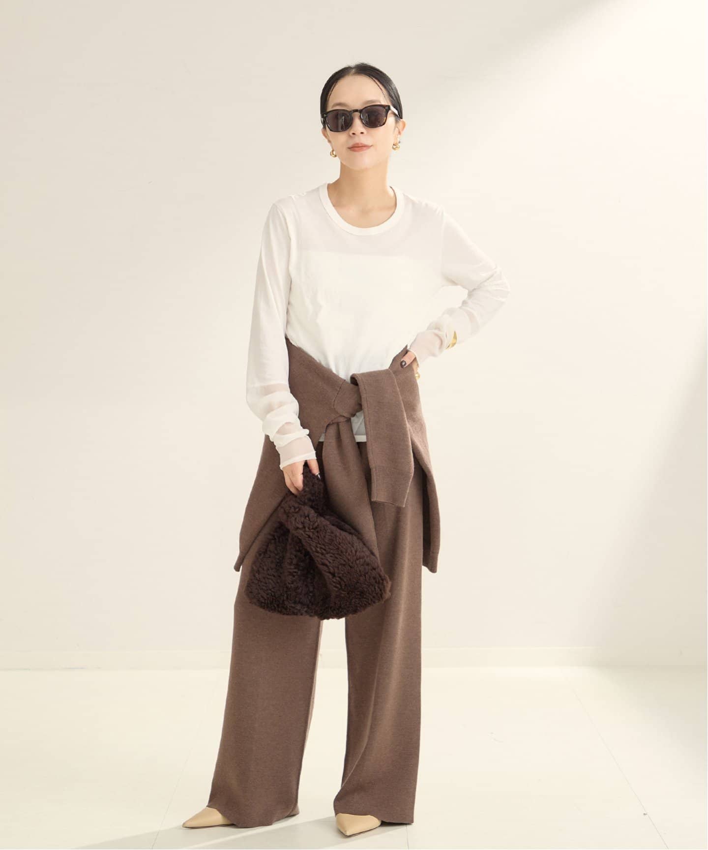 WEB限定追加》R'IAM Sheer Cuff プルオーバー（Tシャツ／カットソー