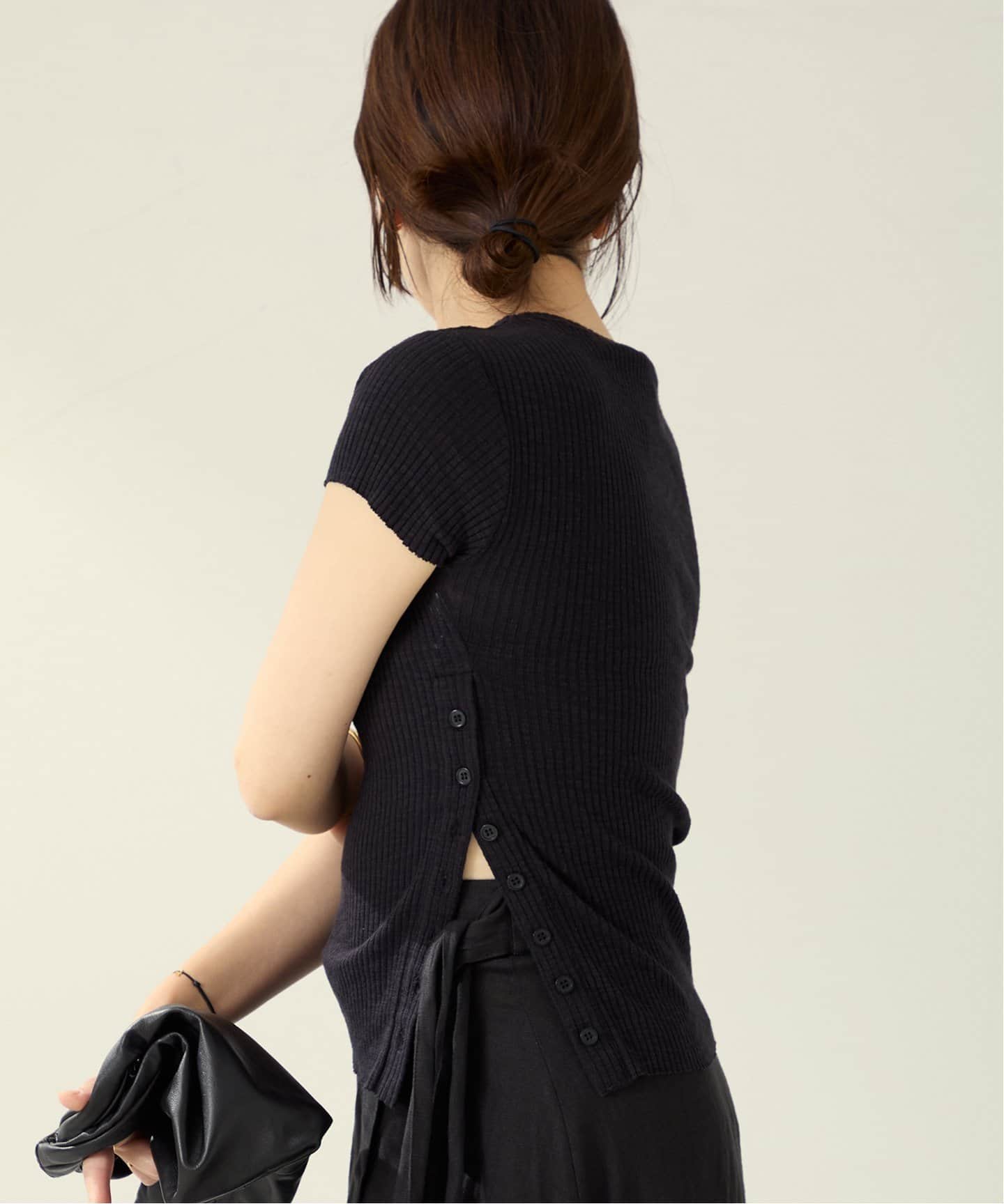 le / ル SIDE BUTTON SLIT トップス（Tシャツ／カットソー）｜Plage