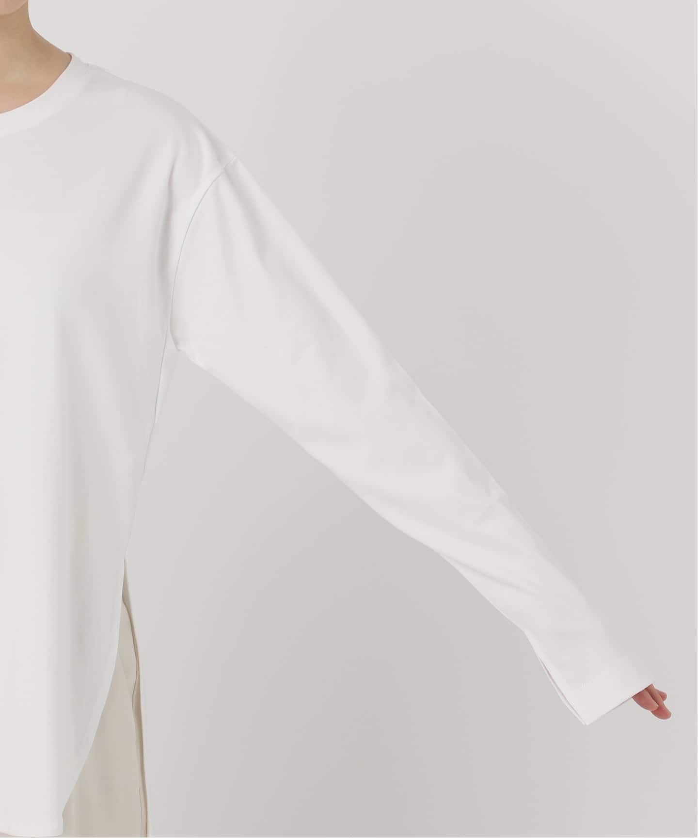 スーピマコットンローズペトールロンTee（Tシャツ／カットソー