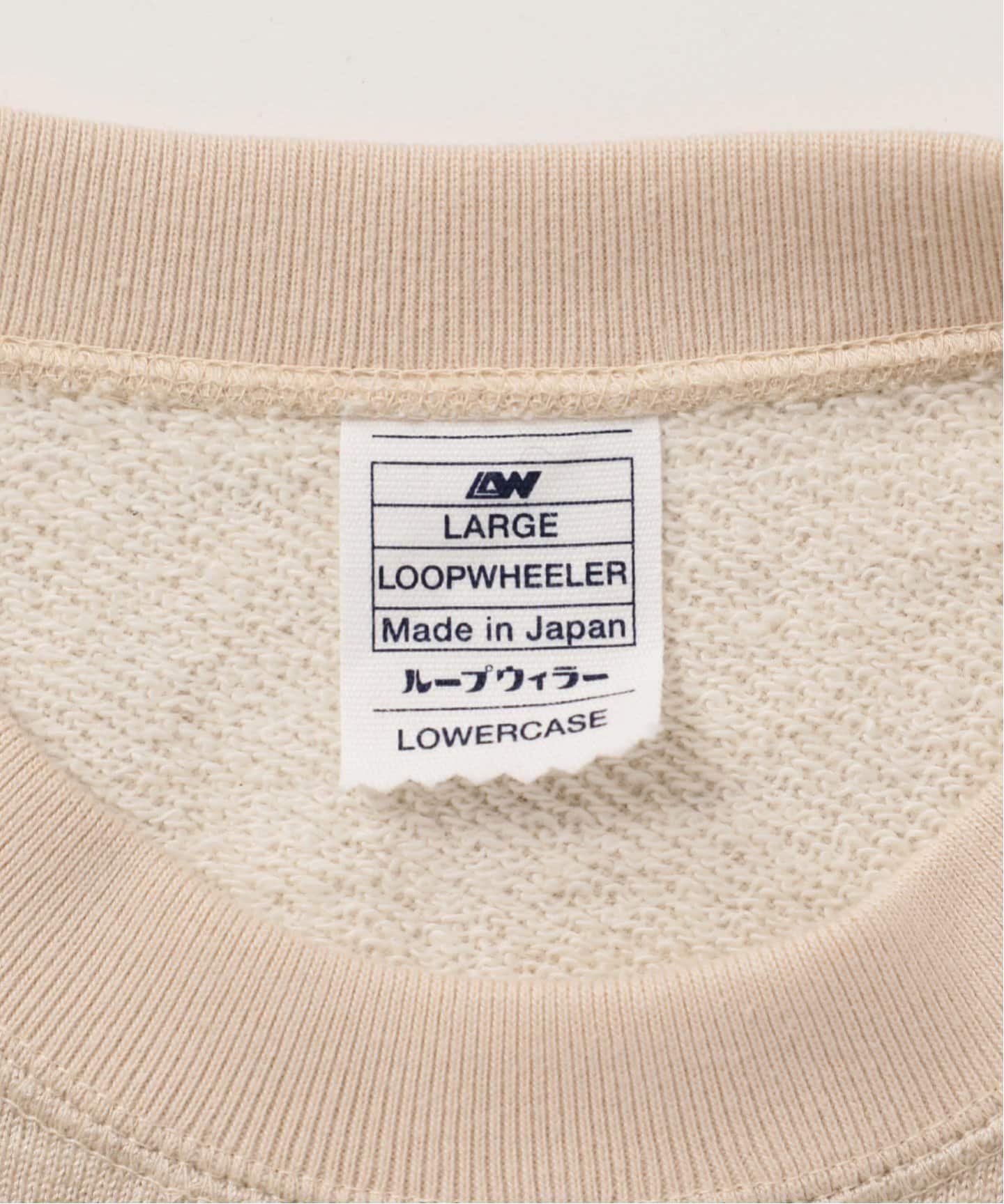 LOOPWHEELER × LOWERCASE for EDIFICE ウール/シルク スウェットSP