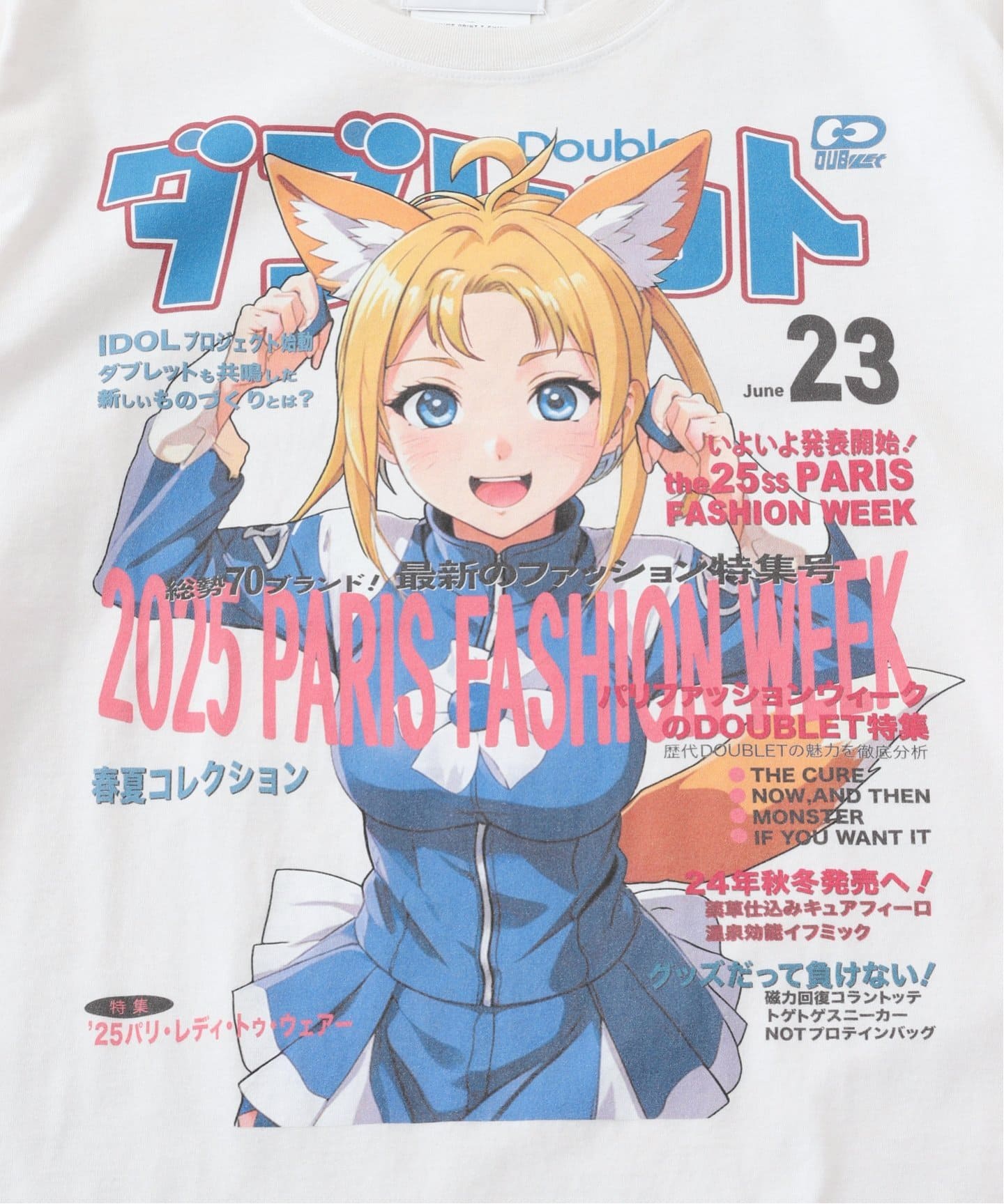 doublet / ダブレット】ANIME PRINT T-SHIRT（Tシャツ／カットソー