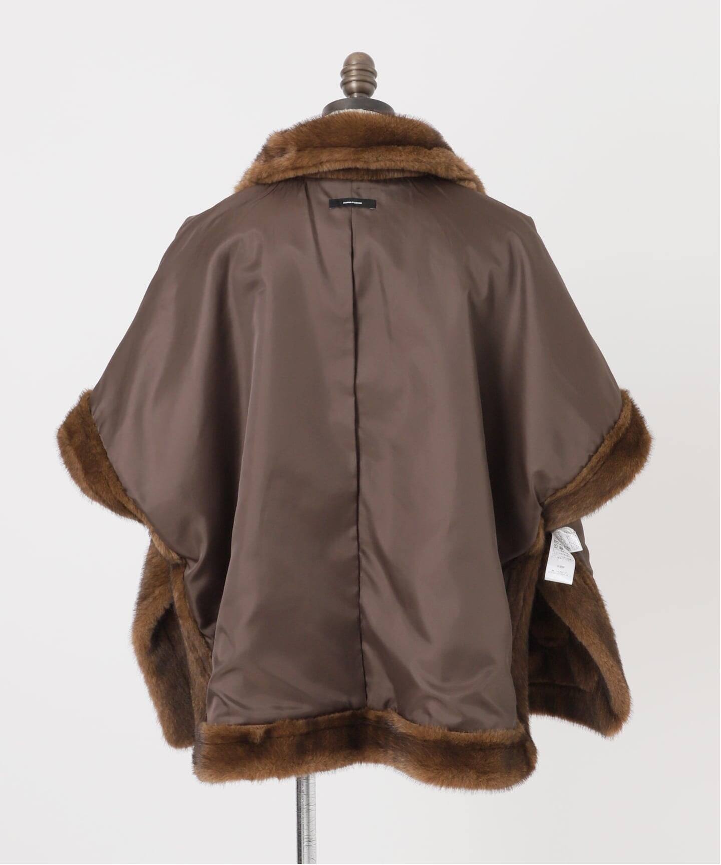 Mink Like Fur Poncho（ポンチョ・マント）｜JOURNAL STANDARD