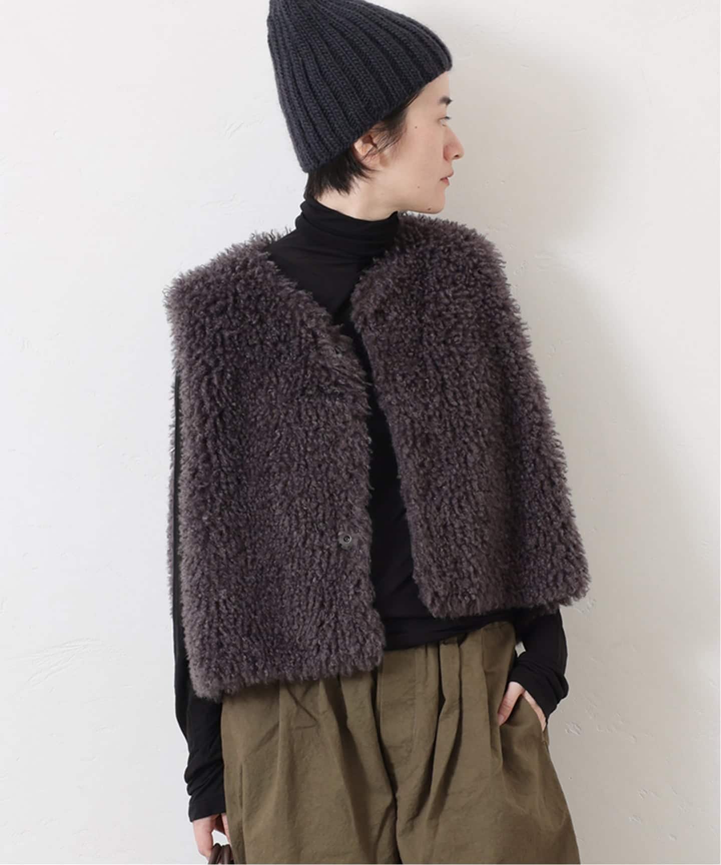 カーリーショートベスト（ベスト）｜journal standard luxe