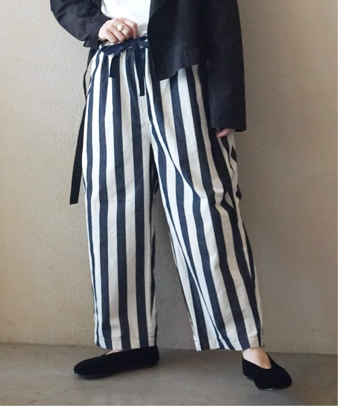 ストライプデニム イージーパンツ（その他パンツ）｜journal standard