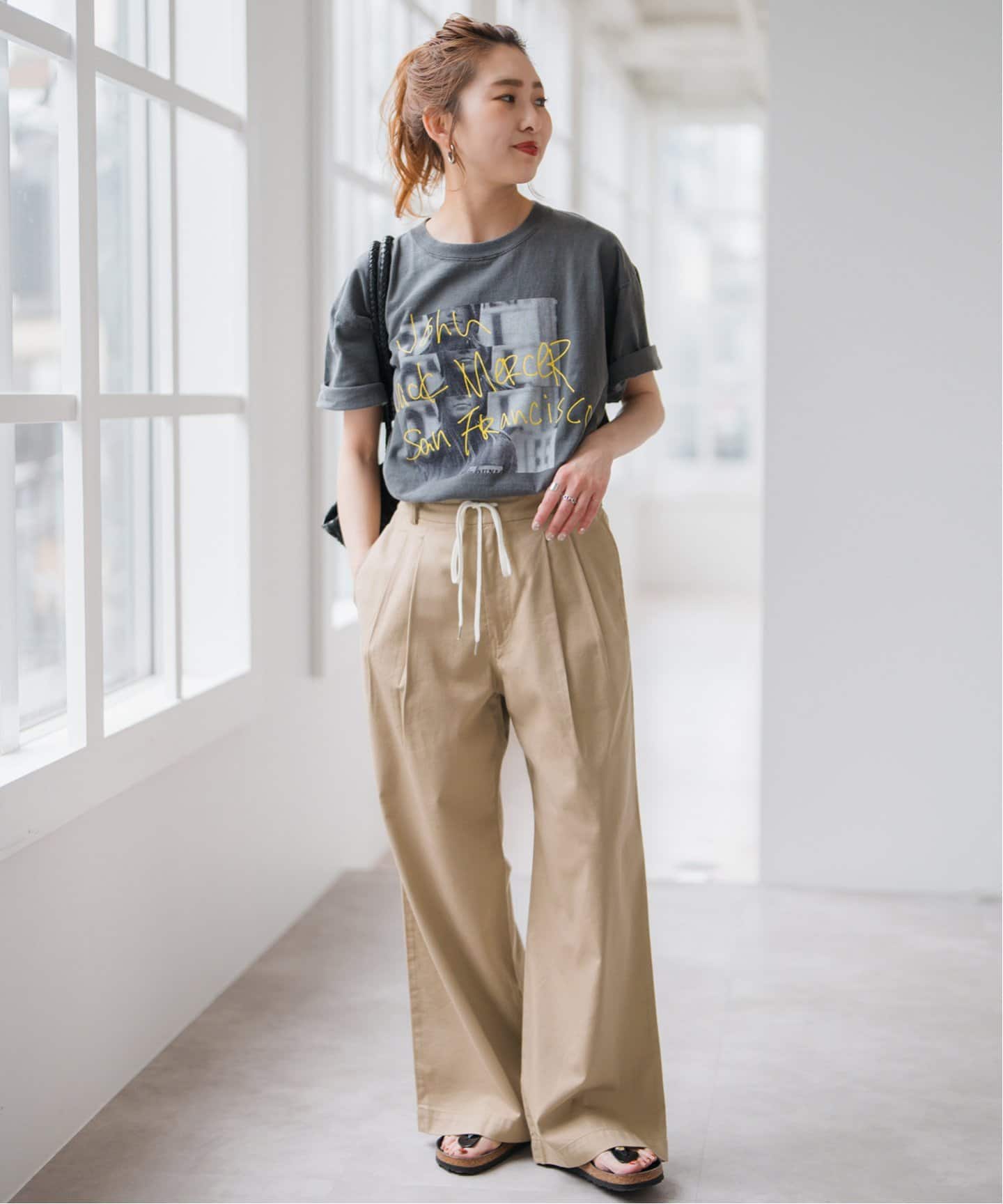 WEB限定 / 追加》コットンレーヨンドロストフレアパンツ（その他パンツ