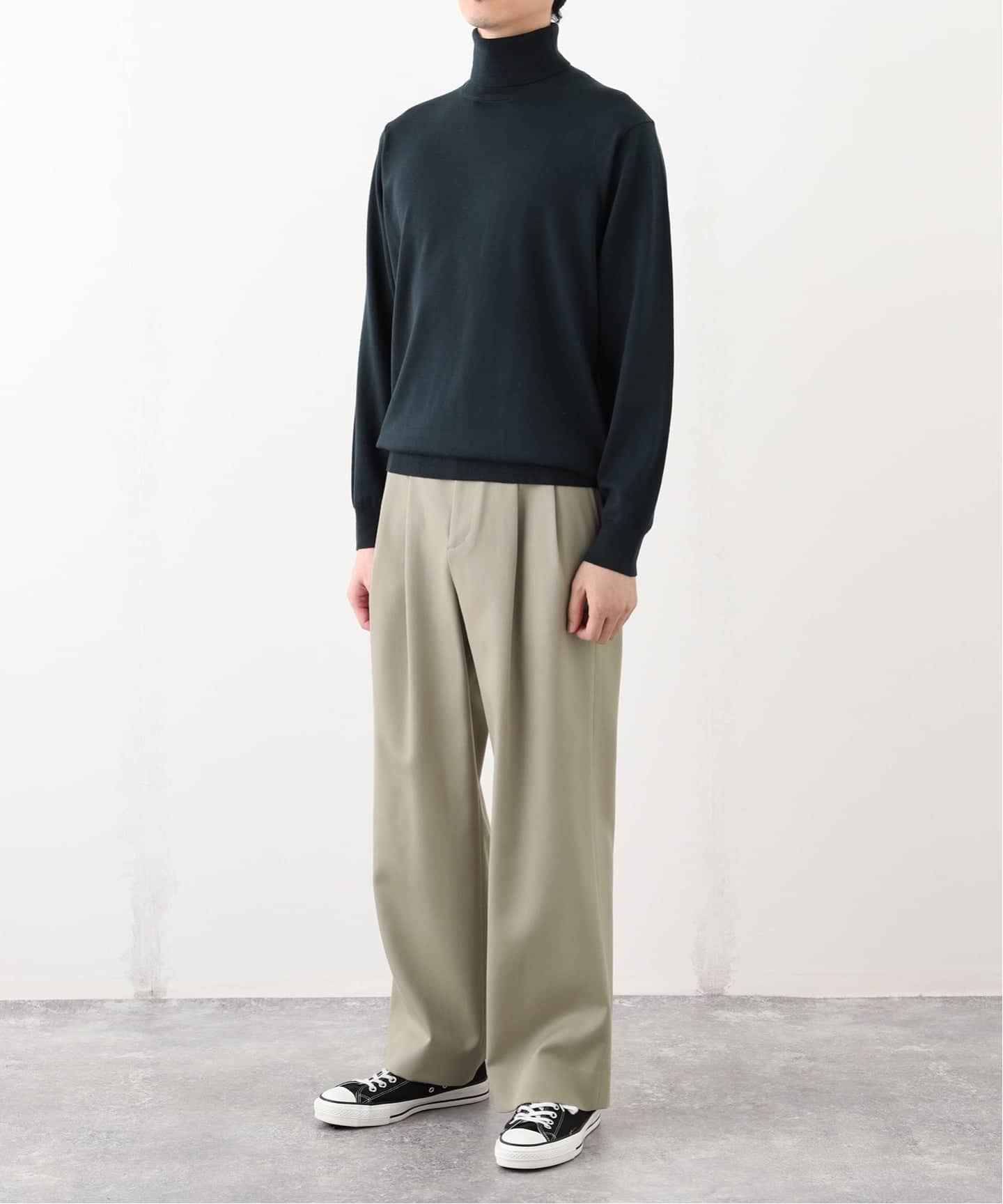 VISTO ギャバ 2プリーツ パンツ【セットアップ着用可】（スラックス