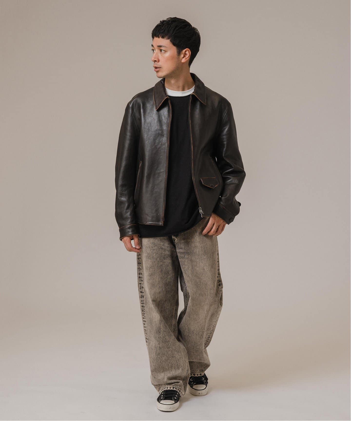 Lee for BOUCLE 別注 カウボーイバギーパンツ フェード（デニムパンツ
