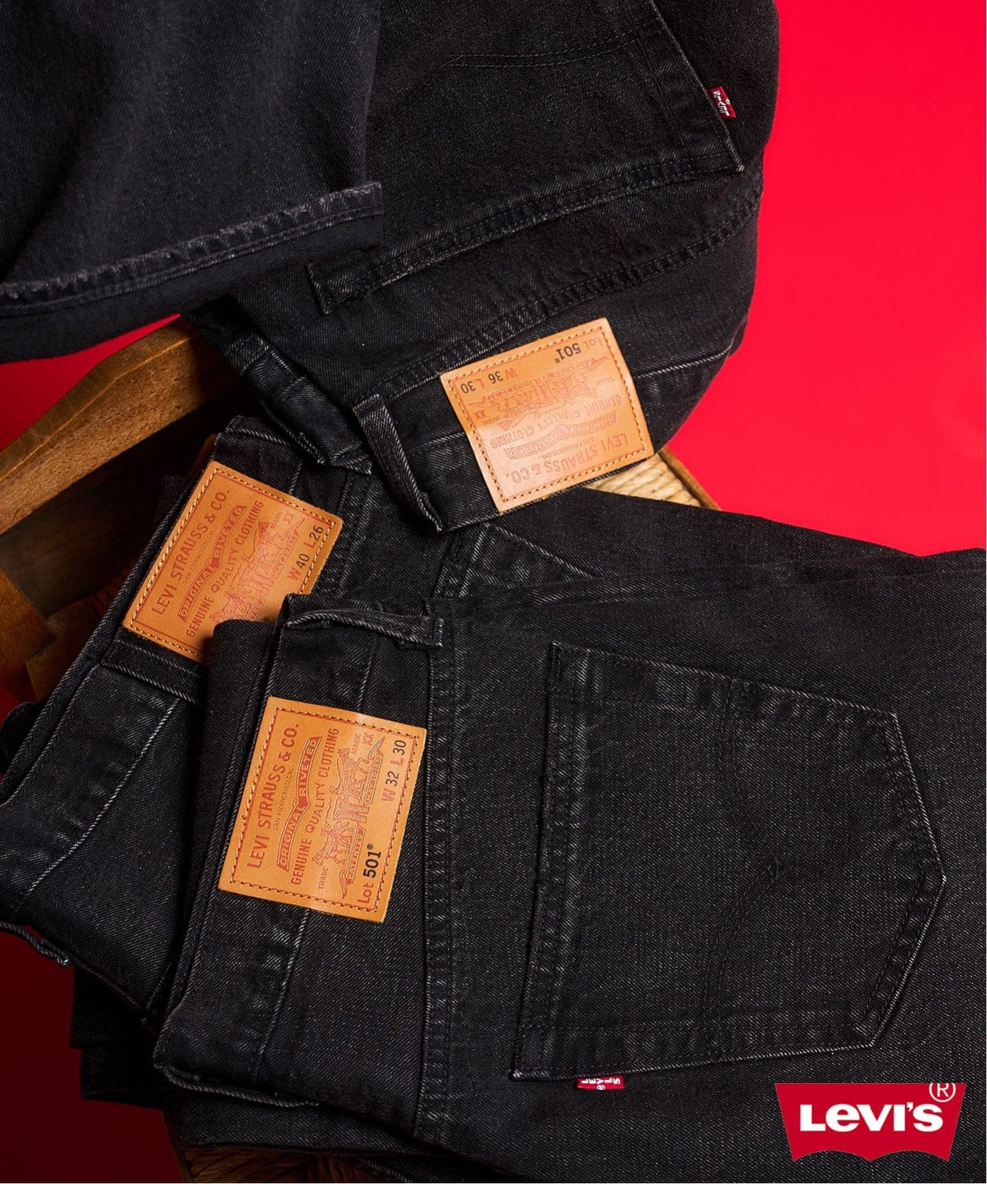 Levi's(リーバイス) 30th 別注 501(R) BLACK L28（デニムパンツ