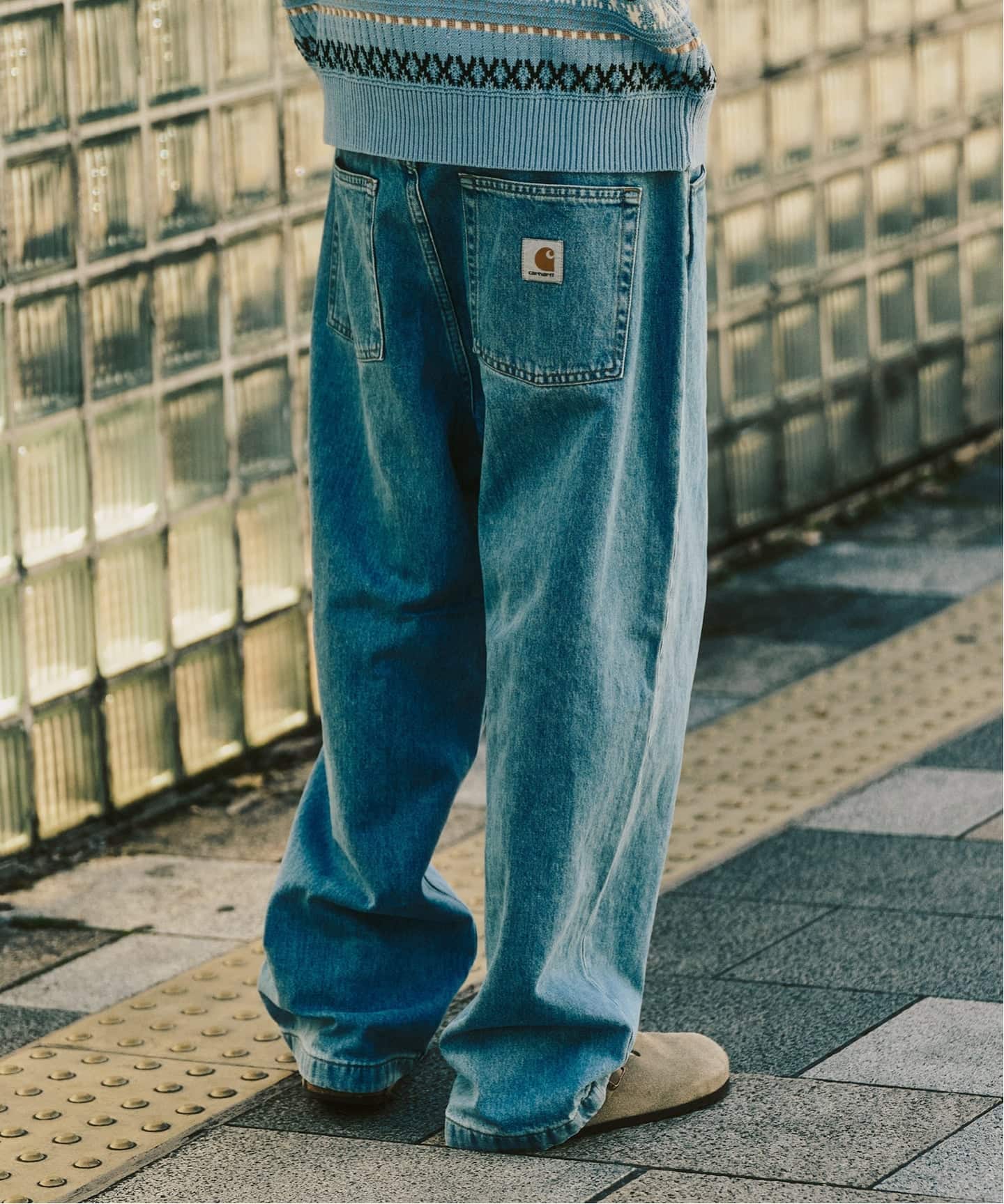 CARHARTT WIP BRANDON PANT stone bleached（デニムパンツ・ジーンズ