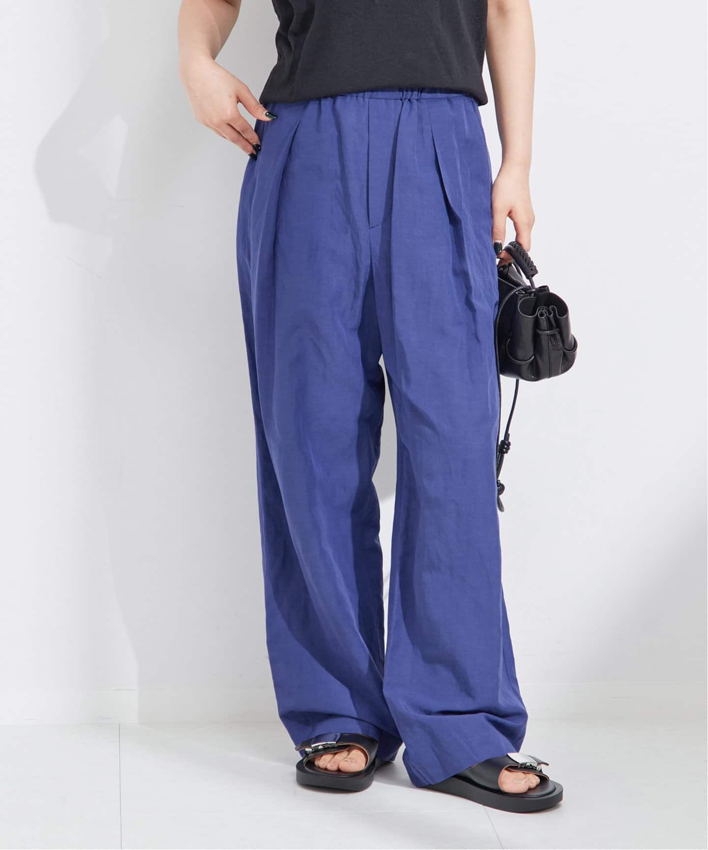 VIS/LINEN タックイージーパンツ（スラックス）｜JOURNAL STANDARD L