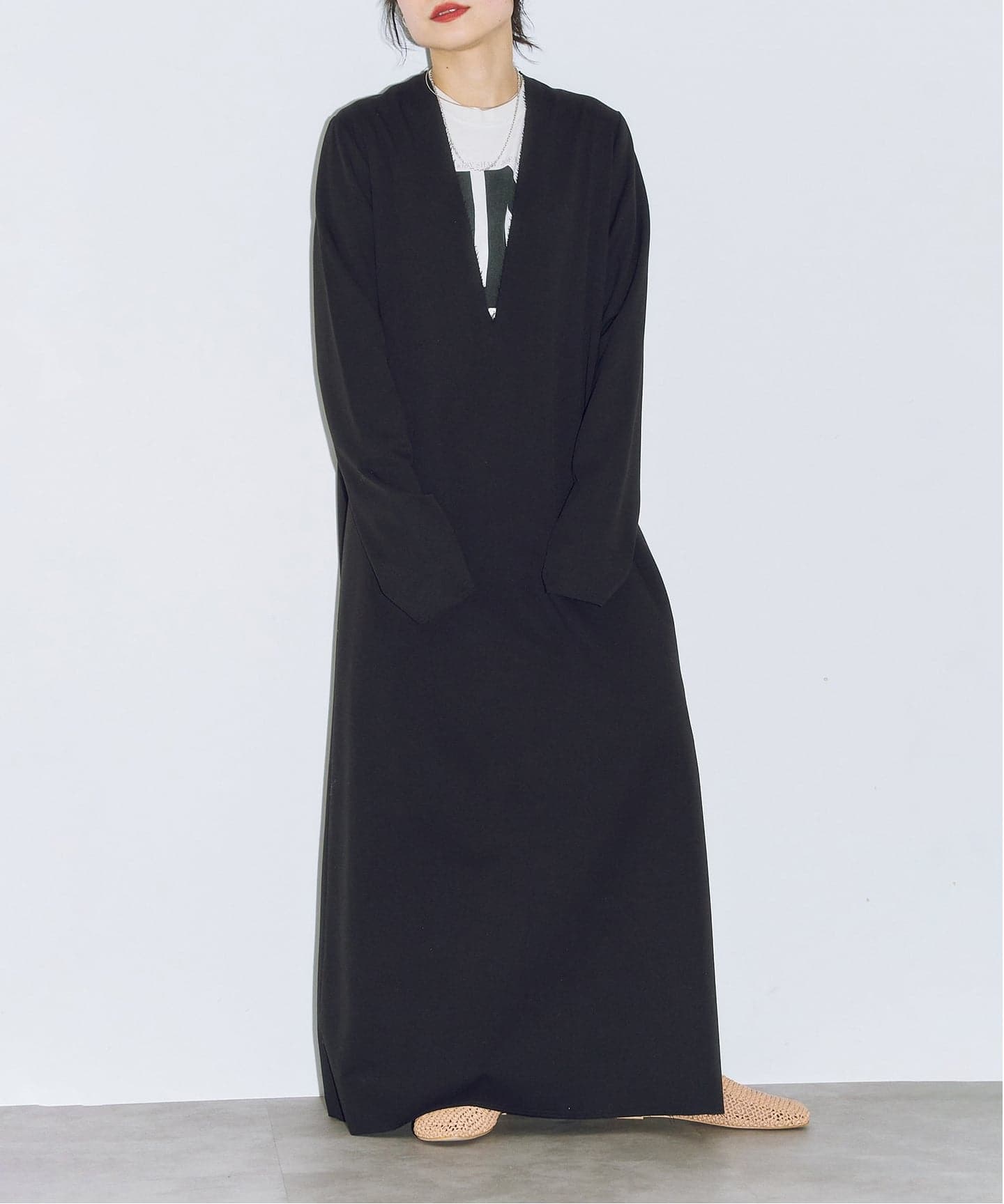 追加予約2》V NECK LEAN DRESS：ワンピース（ワンピース）｜CITYSHOP