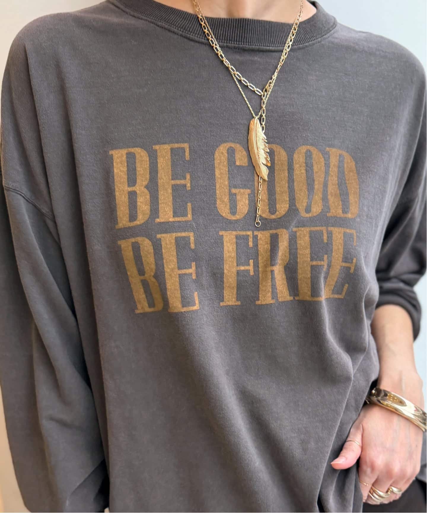REMI RELIEF/レミ レリーフ】 LONG SLEEVE TEE（Tシャツ／カットソー