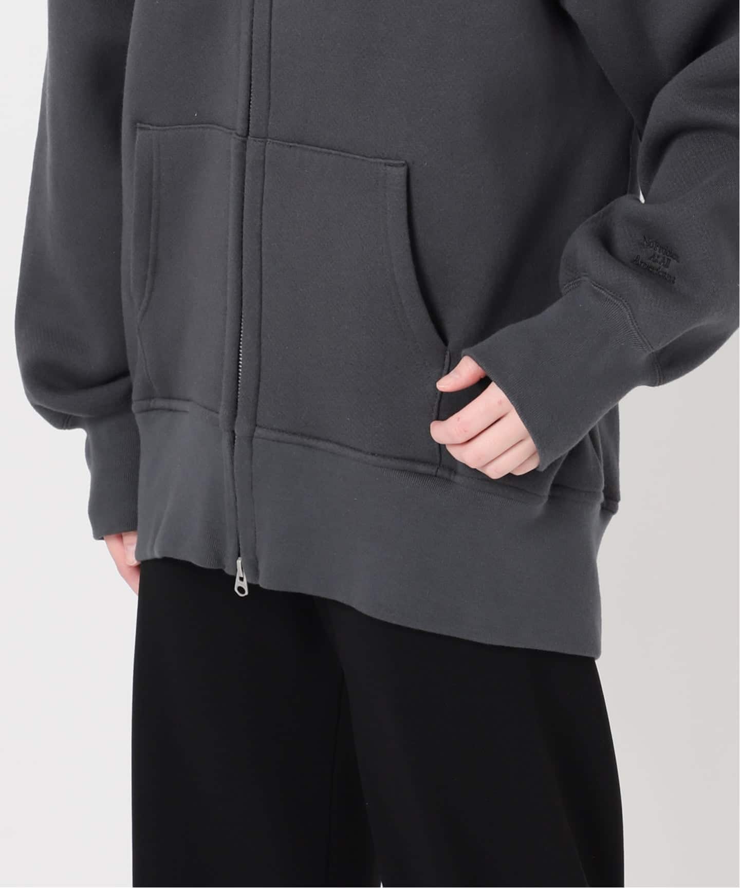 AMERICANA/アメリカーナ】 WIDE FULLZIP HOODIE（パーカー）｜L