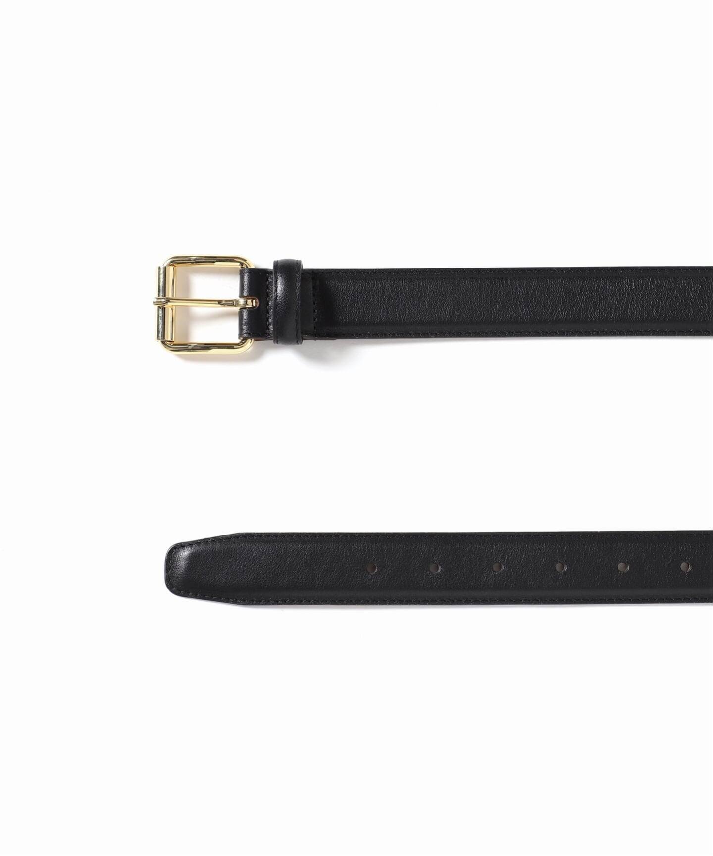 追加7》【MAISON BOINET】30 mm belt in nappa leather lined cru