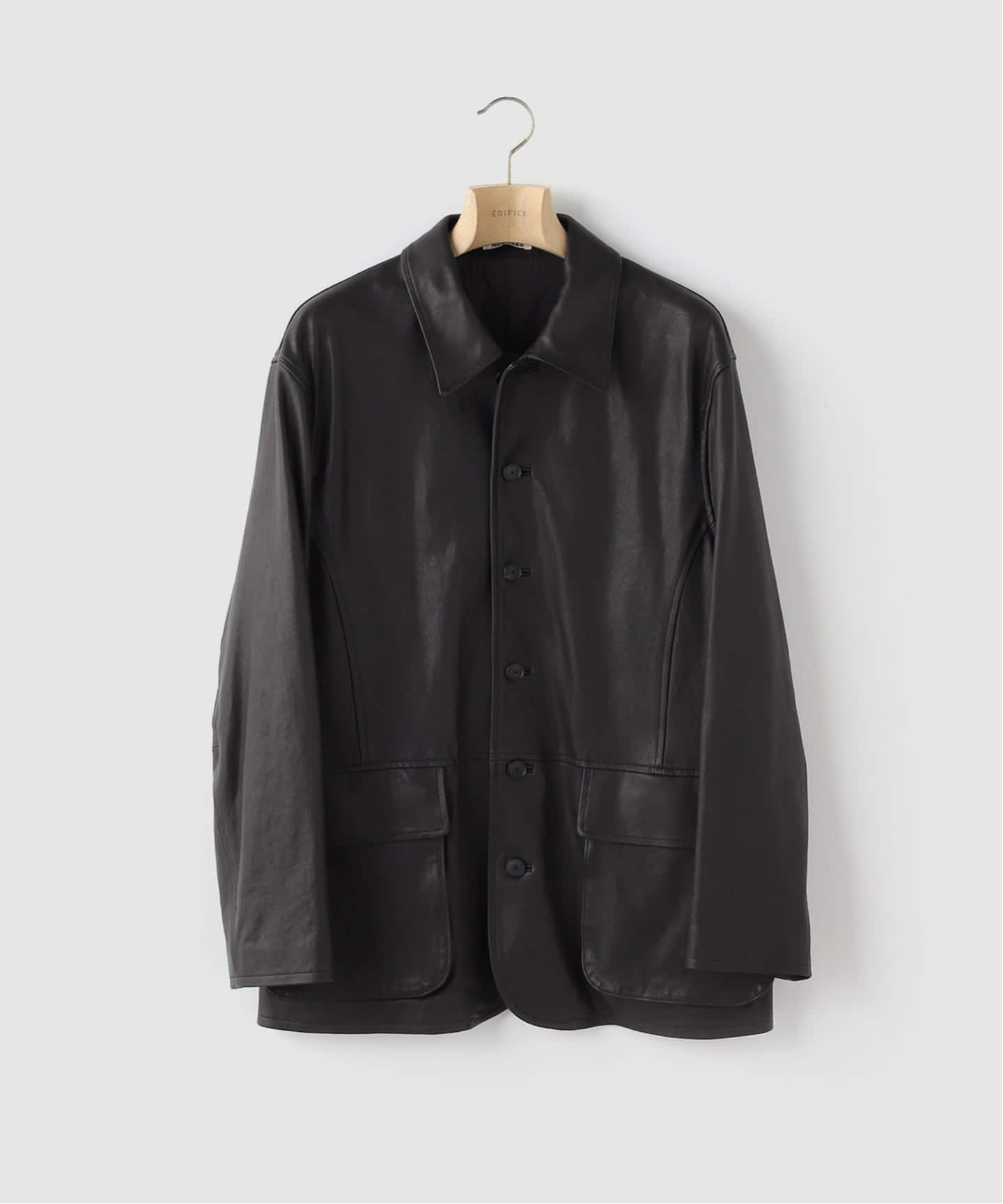 AURALEE (オーラリー)TEXTURED LAMB LEATHER BLOUSON（レザー