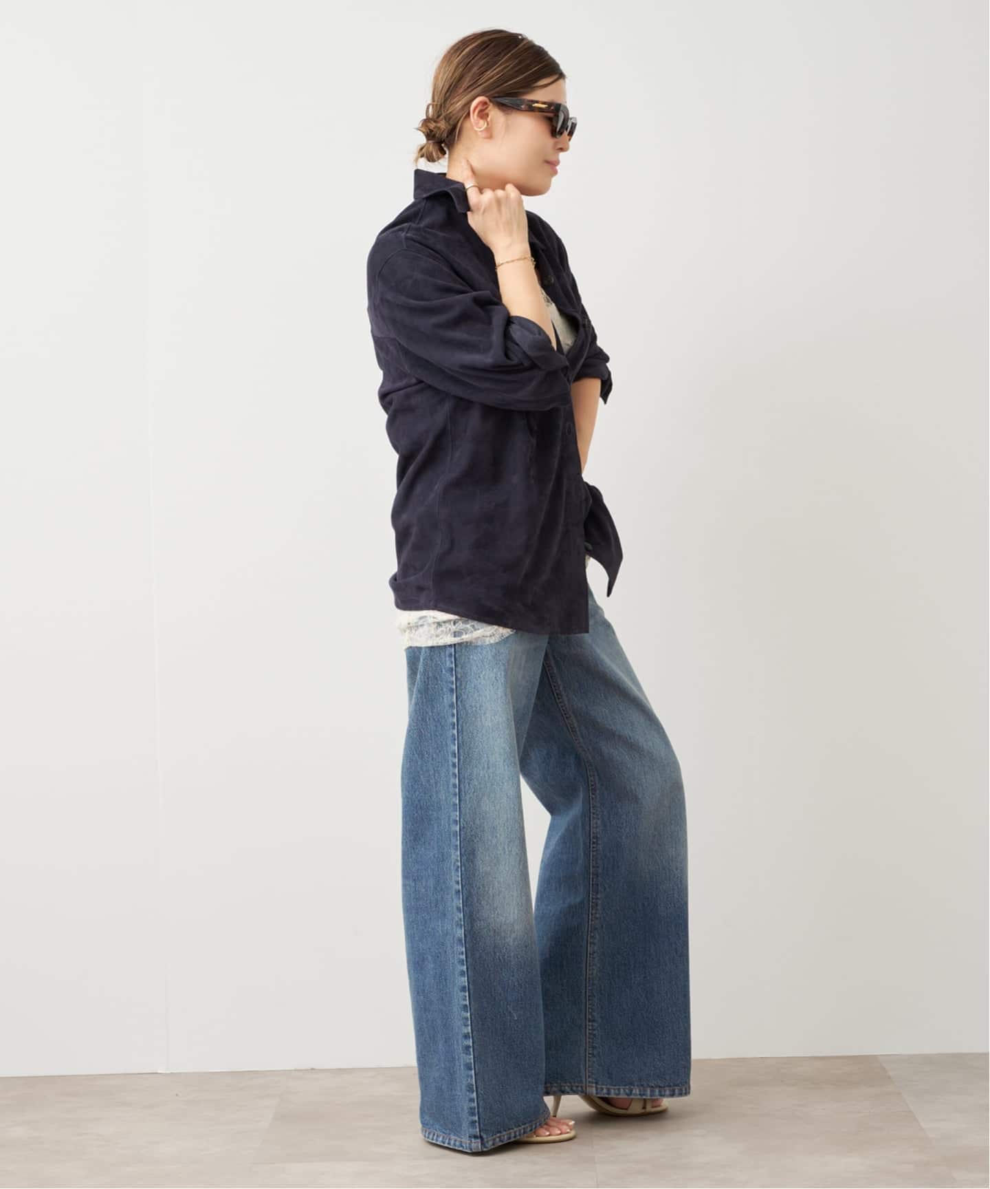 Deuxieme Classe Loose Jeans 36 デニム パンツ Loose Jeans（デニム