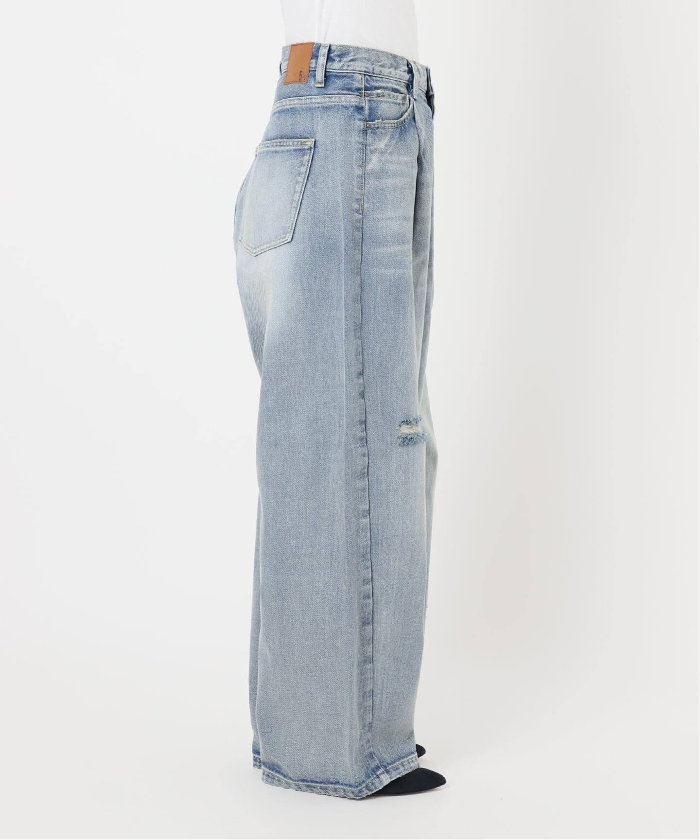 WEB限定サイズ有り / 追加予約》5 1/2 TUCKBARREL DENIM（デニムパンツ