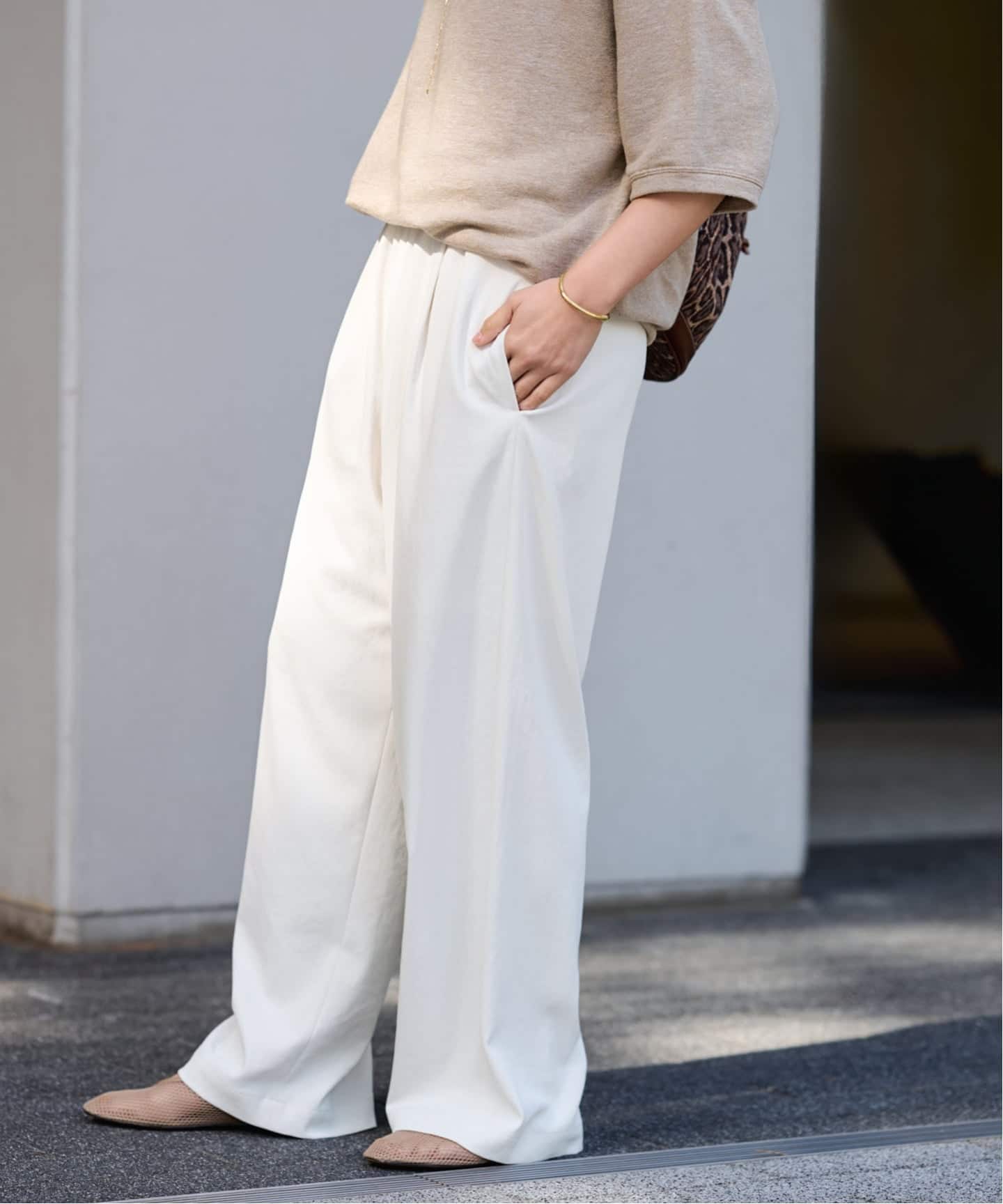 ≪新色 / 追加予約≫ポリエステルツイルリラックスパンツ（その他