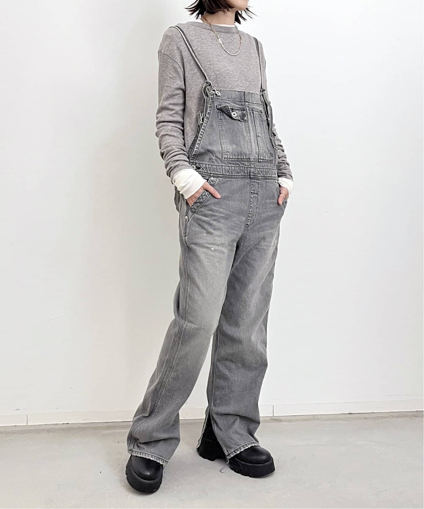 L'Appartement Denim Over ALL オーバーオール 36