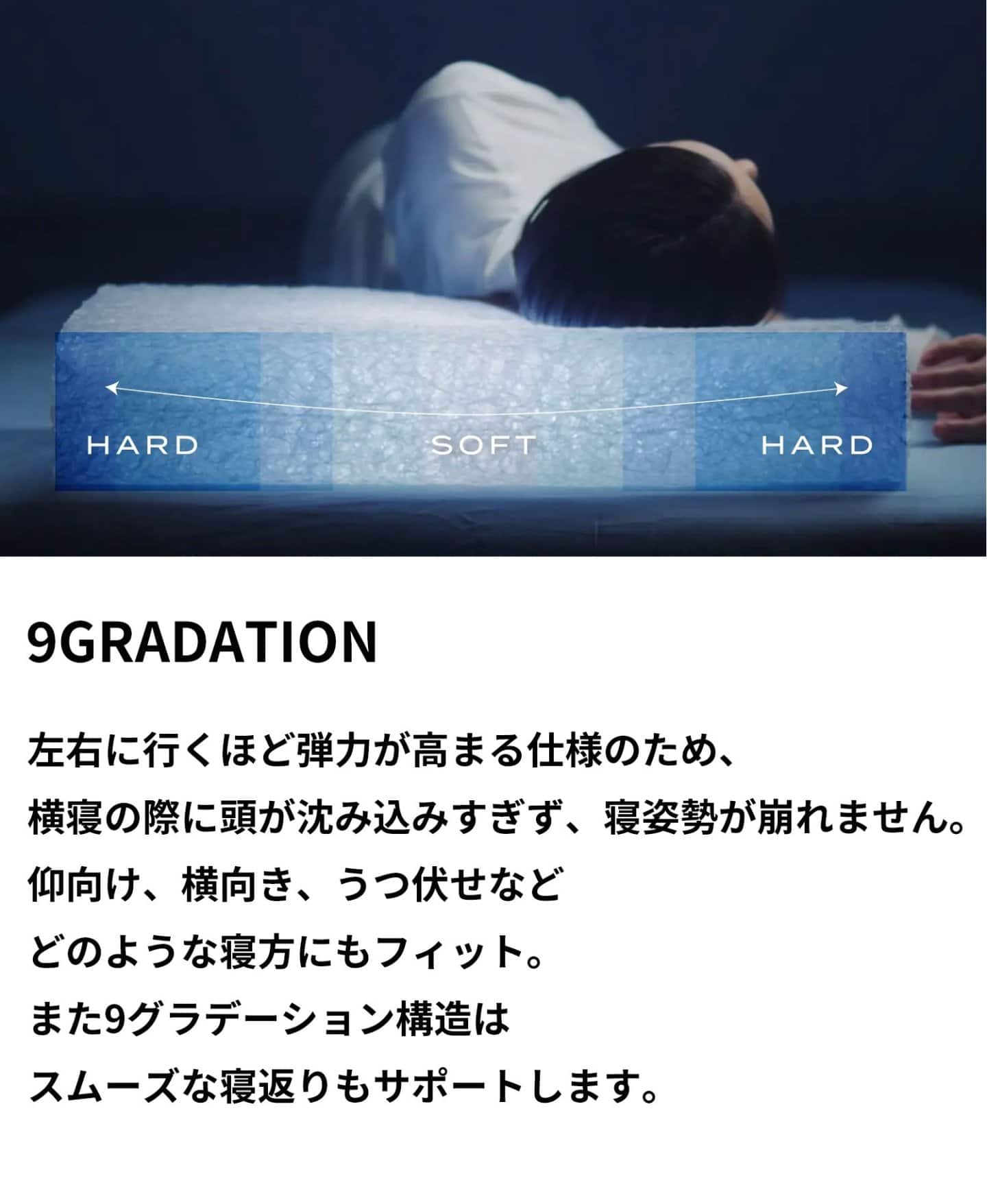 BRAIN SLEEP/ブレインスリープ】ピロー STANDARD 枕 本体のみ (9