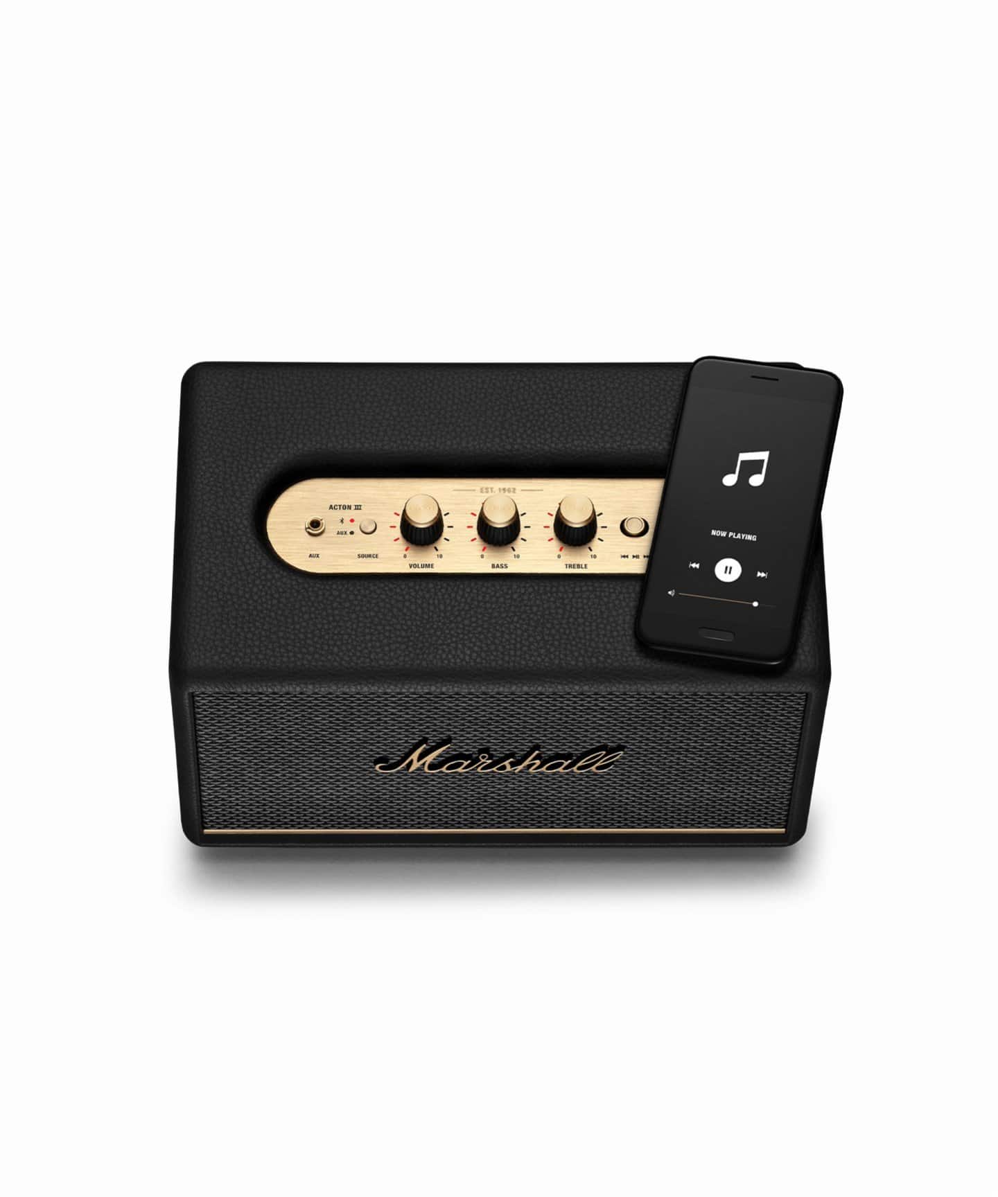 ☆【Marshall/マーシャル】Acton 3 Bluetooth Black スピーカー（家電
