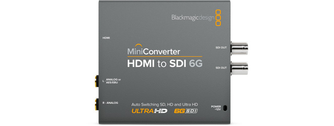 Mini Converters – 仕様 | Blackmagic Design