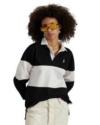 Ralph Lauren Color Blocked Cotton Jersey Rugby Shirt | Bloomingdale's