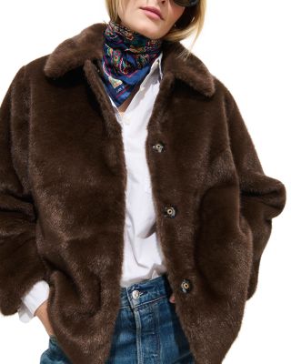 Alex Mill Duane St Faux Fur Jacket | Bloomingdale's