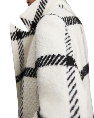 ALLSAINTS Mabel Check Coat | Bloomingdale's