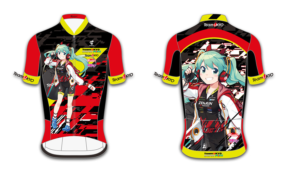 サイクルジャージ レーシングミク2020 TeamUKYO応援Ver.