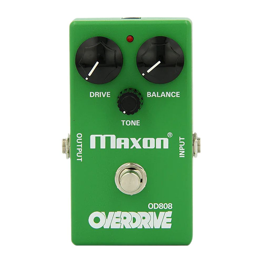 Maxon OD-808 TS-808 Tube Screamer Style Overdrive Pedal - Glued to