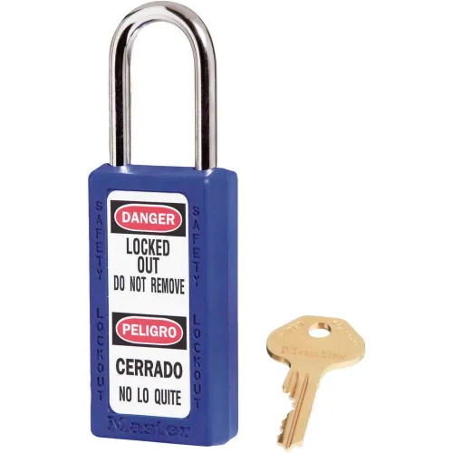 Master Lock® Thermoplastic Zenex™ 410KARED Safety Padlock, 1-1/2