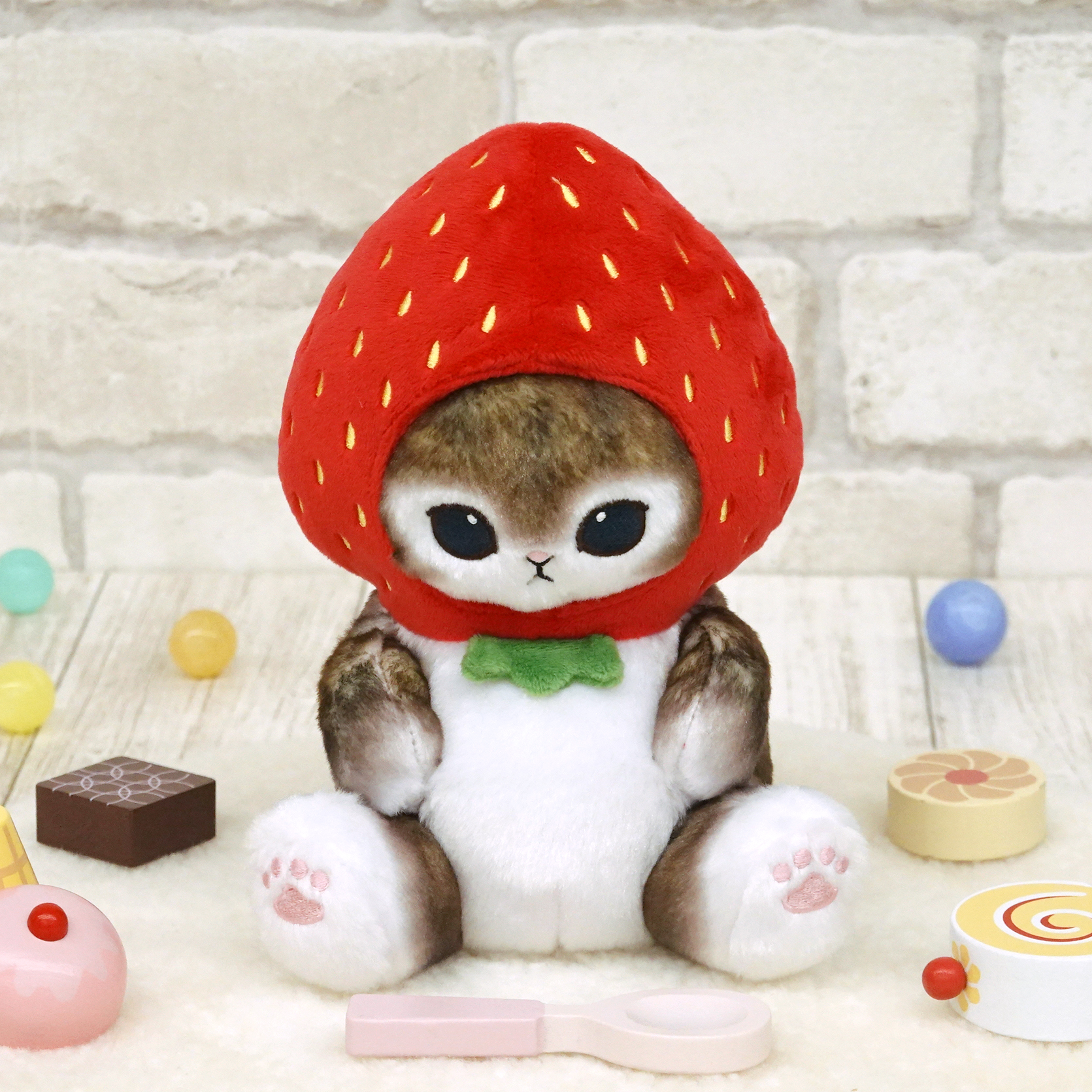 ぽてたまぬいぐるみ mofusand いちごにゃん【サン・アロー公式