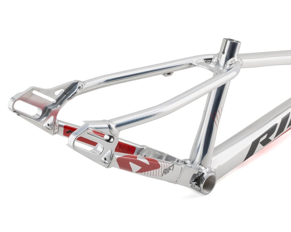 Rift ES24D BMX Race Frame (Polished/Red) - Dan's Comp