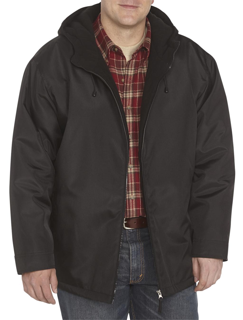 Big + Tall | Harbor Bay Quilt-Lined Hooded Jacket | DXL