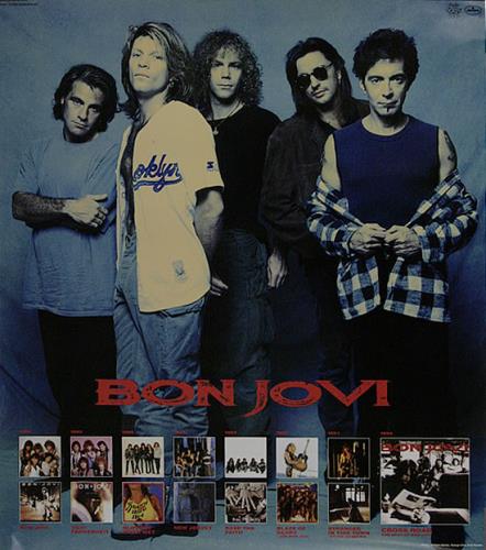 Bon Jovi Cross Road: The Best Of Bon Jovi Japanese Promo poster